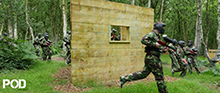 <Small photograph of the pod paintball field near Petersfield>