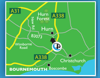 <Site enterance map of the Bournemouth site>